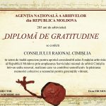 DIPLOM[ DE GRATITUDINE