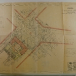 Planul general al Casei Sov(i)etelor (viitorul sediu al AŞM), martie 1952. ANA, F. R–3095, inv. 2 HT, d. 1445, f. 1.