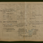 Devizul general pentru lucrările de construcţii ale Casei Sov(i)etelor (viitorul sediu al AŞM) din or. Chişinău, elaborat în cadrul Institutului de Proiectări „Moldavstroiproekt” cu semnătura lui Valentin Mednec, arhitect şef al proiectului. ANA, F. R–3095, inv. 2 HT, d. 1444, f. 2v